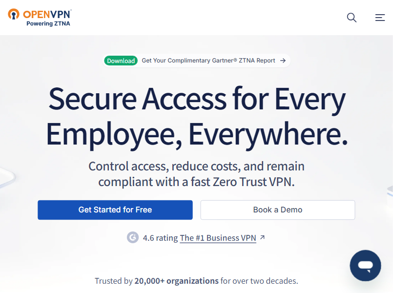 Open VPN homepage